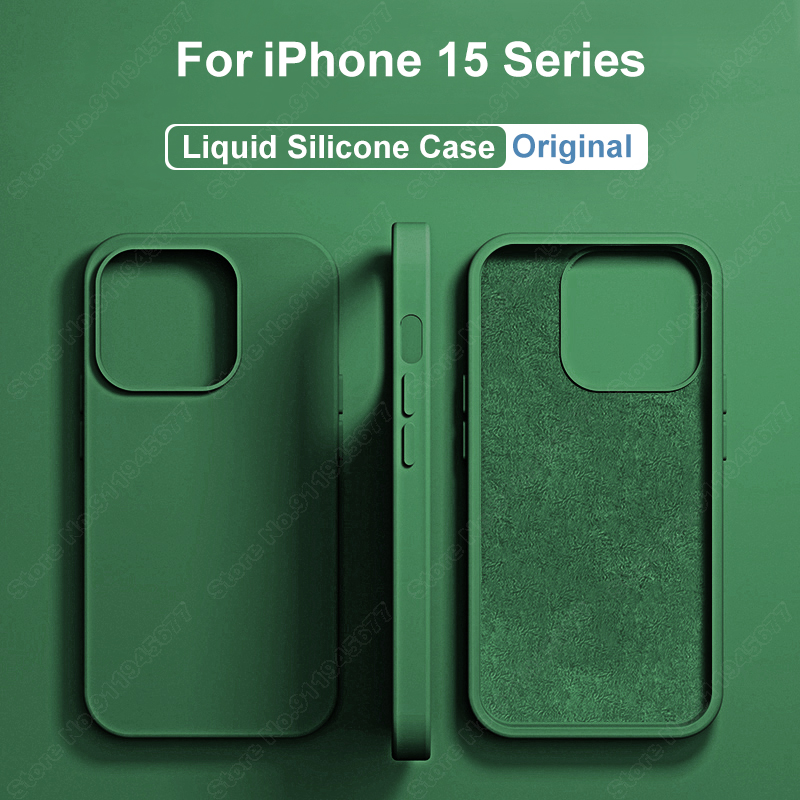 Tech Accessories Iphone - Custodie in silicone liquido originale per