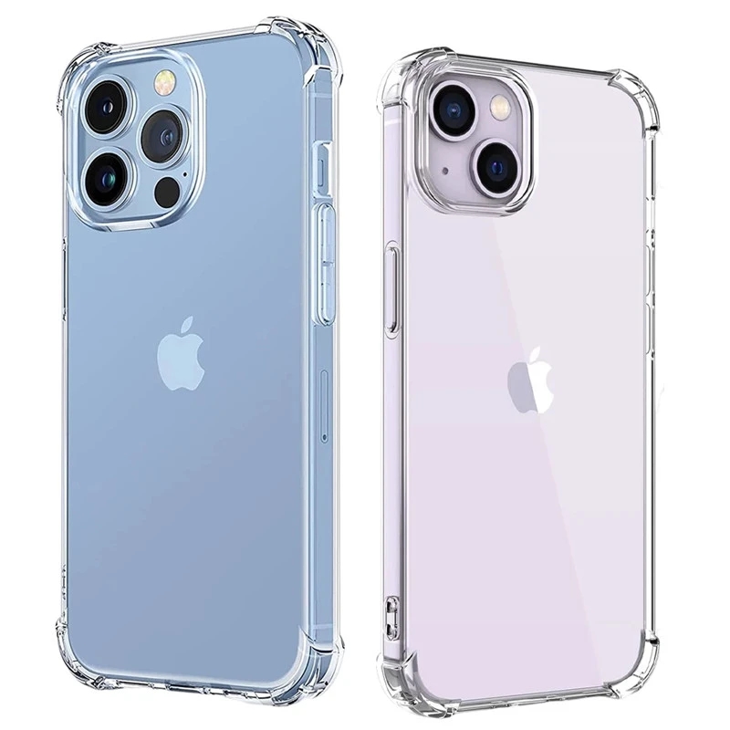 Tech Accessories Iphone - Custodia per telefono trasparente antiurto per