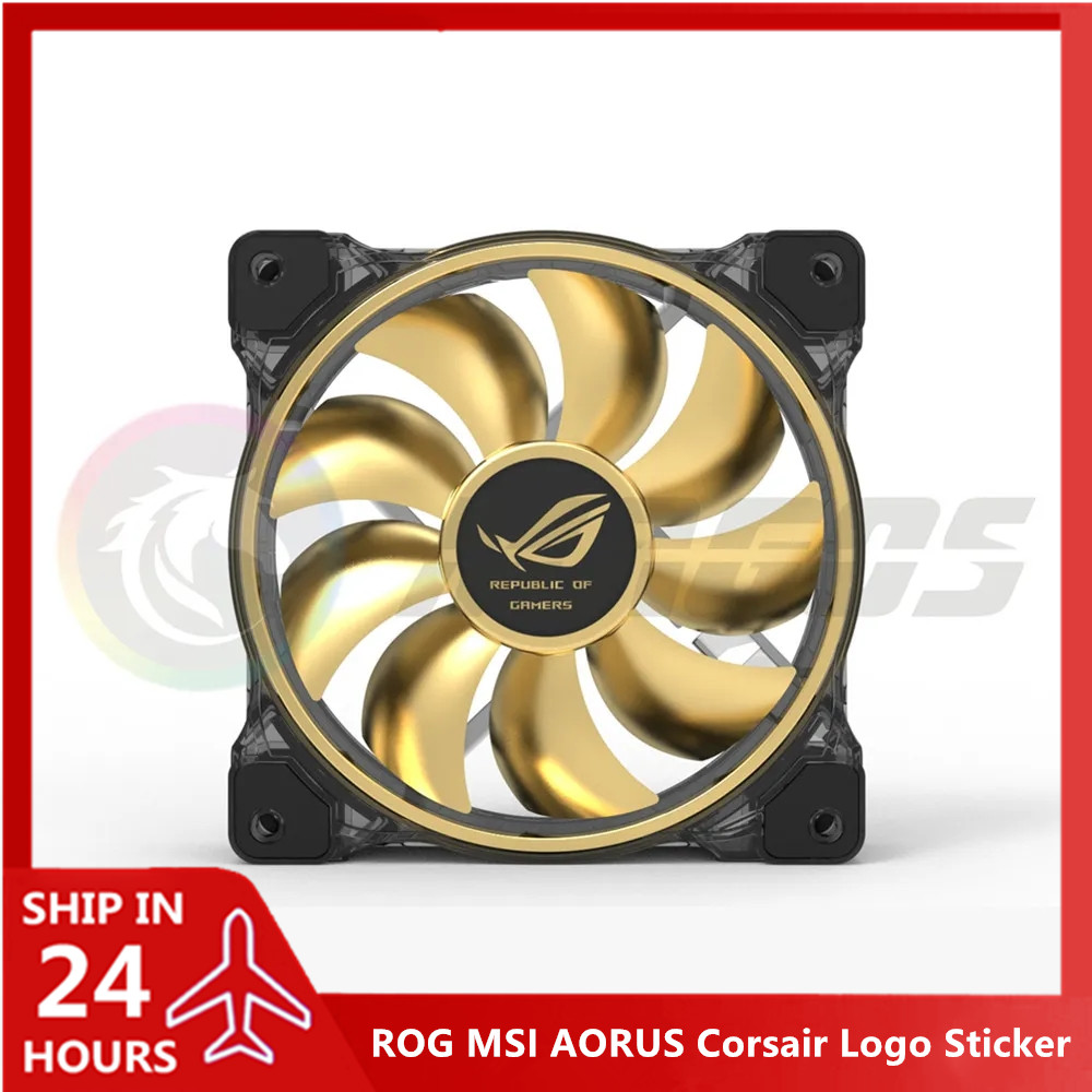 Tech Accessories Pc - Adesivo logo ventola per armadio PC