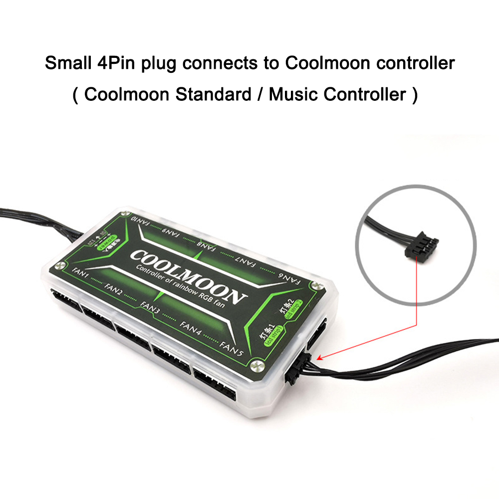 Coolmoon 5V piccolo 4pin RGB L - Tech Accessories Pc recensione e prezzo